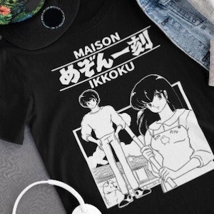 Unisex Ranma Saotome Anime T-Shirt, Genma Panda Manga Shirt