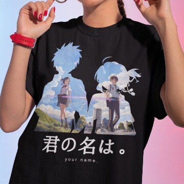 Unisex Your Name anime Shirt, Kimi no Na wa Shirt, Taki & Mitsuha, Taki Tachibana shirt, Your Name shirt, anime merch, Your Name gift