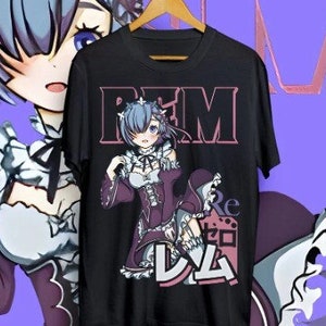 Re:Zero Shirt, Re Zero T-shirt, Emilia, Ram, Subaru, Japanese, Manga, Anime Tee, Waifu, Kawaii, Streetwear, Unisex