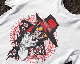 Ultimate Vampire Shirt, Vampire Hoodie, Anime Hellsing Shirt, Alucard Hellsing Hoodie, Hellsing shirt, Pentagram Hoodie, Hellsing Tee