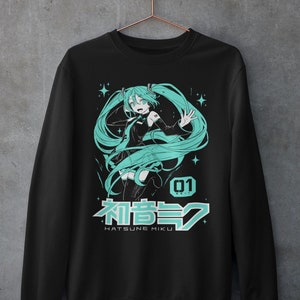 Hatsune Miku Anime Girl Kawaii Project Diva Vocaloid ShirtUnisex Heavy Sweatshirt
