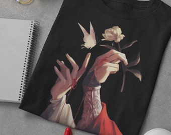 Unisex Heaven Official's Blessing Anime T-Shirt, Tian Guan Ci Fu Xie Lian, Hua Cheng Shirt