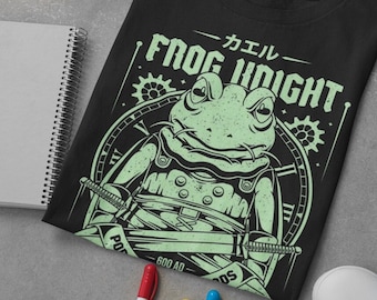 Koszulka do gier unisex Chrono Trigger w stylu retro, koszula do gier wideo Frog Knight