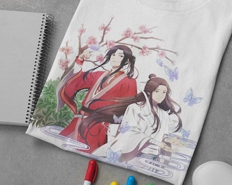 Unisex Heaven Official's Blessing Anime T-Shirt, Tian Guan Ci Fu Xie Lian, Hua Cheng Shirt