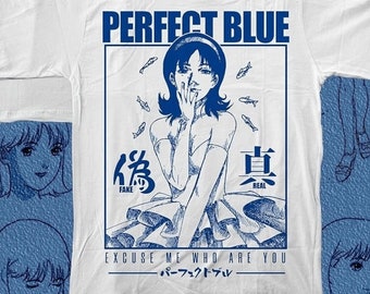 Mima Kirigoe Perfect Blue T-Shirt, Anime Shirt, Manga Shirt, Perfect Blue Shirt, Japan, Japanese, Mima Kirigoe, E-Girl, Goth Anime Girl