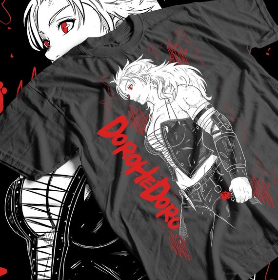 ユニセックス ドロヘドロ ノイ アニメ Tシャツ、マンガ ワイフ シャツ