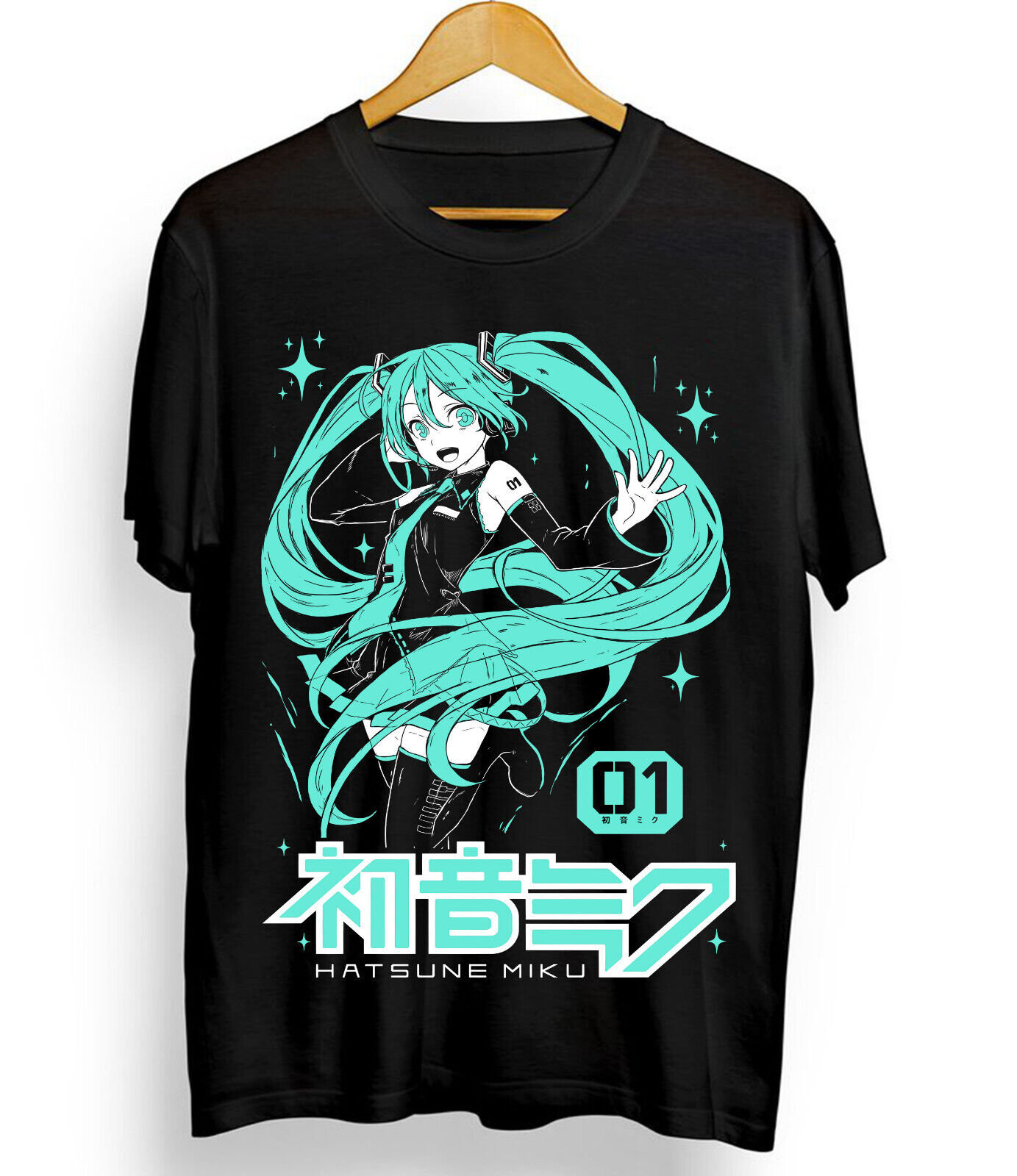 初音ミク Tシャツ アニメ ガール Kawaii Project Diva