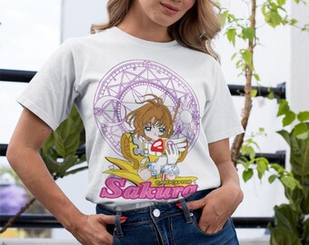 Cardcaptor Sakura T-shirt, Retro Design 90's, Anime Sakura, Gift
