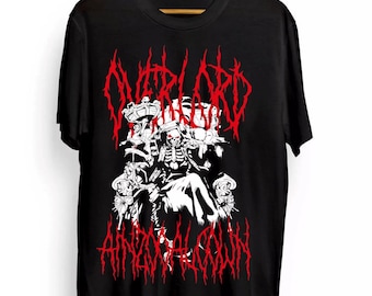 Overlord New unisex T-shirt Overlord Ainz Ooal Gown anime manga Graphic Tee