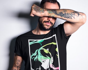 Unisex Urusei Yatsura Lum Anime T-shirt, Retro Manga Waifu Shirt