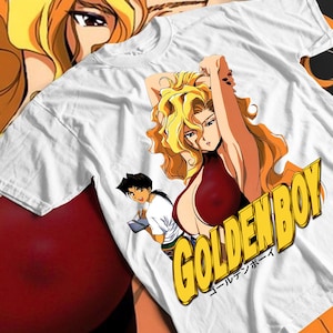 Unisex Golden Boy Retro Anime T-Shirt, Madame President Kintaro Oe Manga Waifu Tee, Vintage Anime Shirt, Cool Cartoon Graphic Top, Japanese