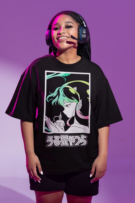 Unisex Urusei Yatsura Lum Anime T-shirt, Retro Manga Waifu Shirt
