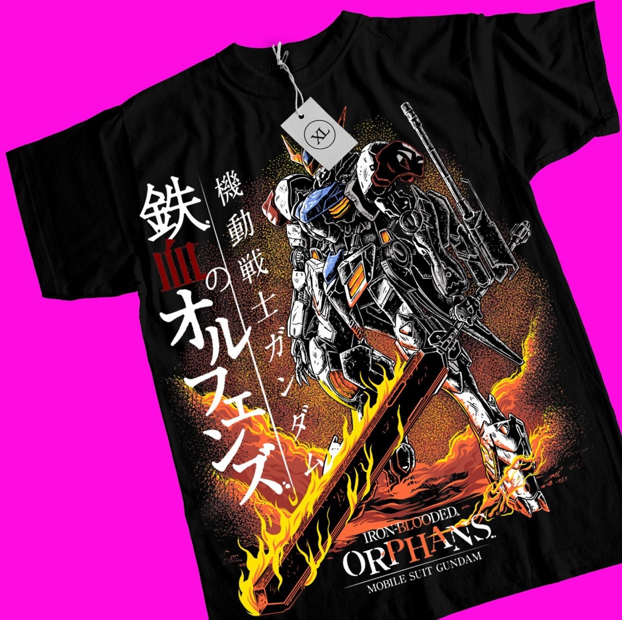 Barbatos Iron Blooded Orphans,gundam,Graphic tee,gunpla,robot,New T-Shirt