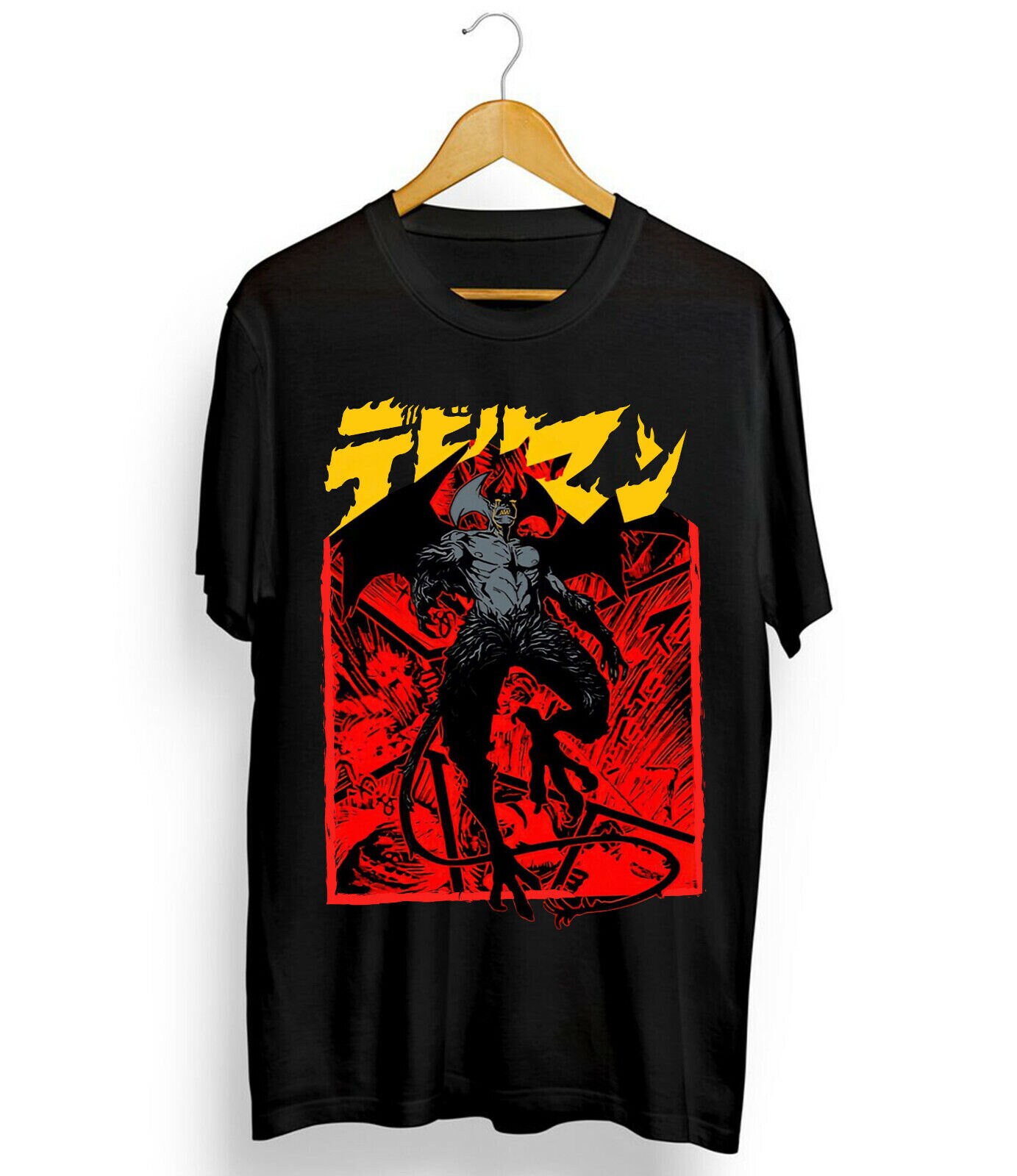Unisex Devilman Crybaby Anime T-shirt, Akira Fudo, Ryo Asuka Manga 