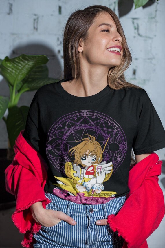 Cardcaptor Sakura T-shirt, Retro Design 90's, Anime Sakura, Gift