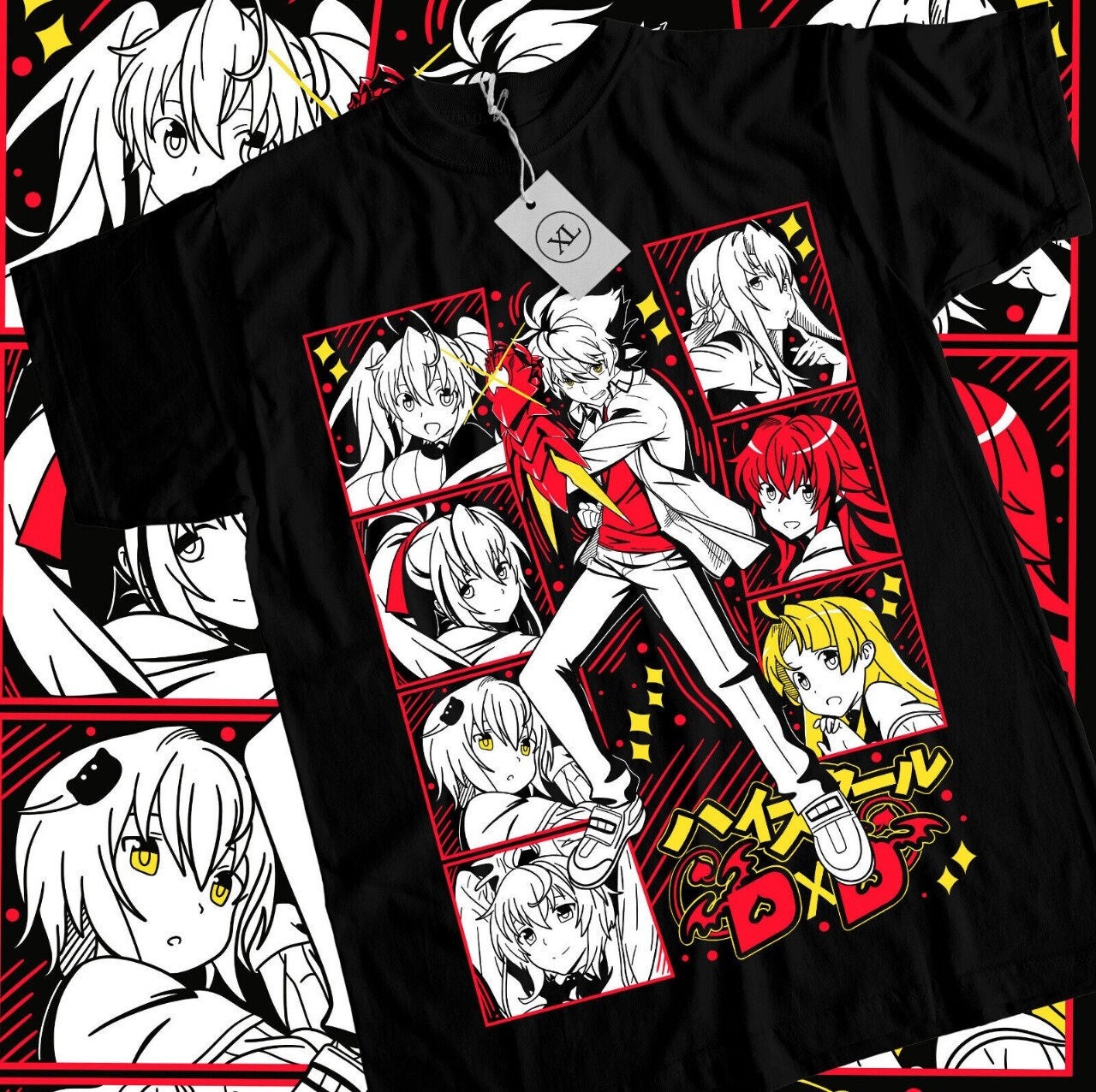 Issei Hyoudou High School DxD Haisukūru Dī Dī Hīrō Retro Anime design |  Gift T-Shirt | Anime T-Shirt | Art Board Print