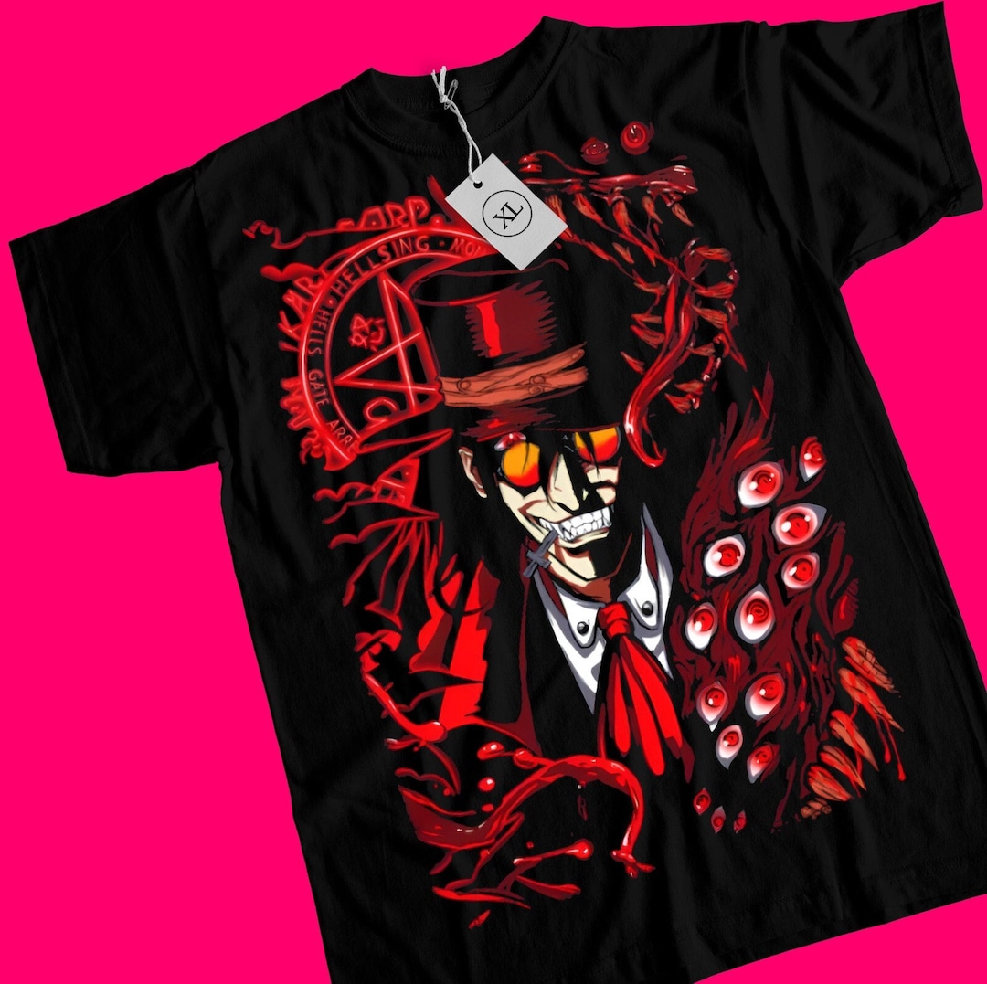 ドリフターズ　ヘルシング　HELLSING コラボ　Tシャツ　Lサイズ　C96 Ultimate Vampire Shirt, Vampire Hoodie, Anime Hellsing Shirt