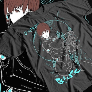 Unisex Gantz Kei Kurono Anime T-Shirt, Manga Otaku Shirt, Gantz: O Reika Shimohira Anime T-Shirt, Manga Waifu Shirt