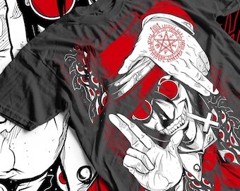 Unisex Ultimate Vampire Shirt, Vampire Hoodie, Anime Hellsing Shirt, Alucard Hellsing Hoodie, Hellsing shirt, Pentagram Hoodie, Hellsing Tee