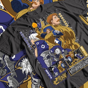 Unisex Escanor T-Shirt, The Seven Deadly Sins T Shirt, Nanatsu no Taizai, Anime Shirt, Anime T-Shirt