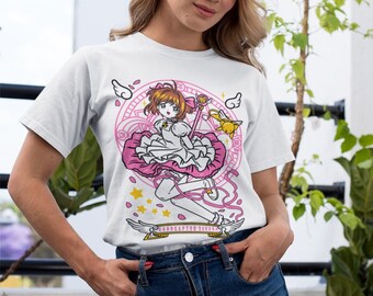 Cardcaptor Sakura T-shirt, Retro Design 90's, Anime Sakura Cardcaptor Sakura T-shirt, Retro Design 90's, Anime Sakura