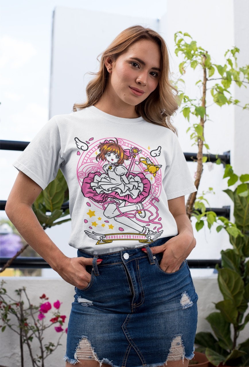 Cardcaptor Sakura T-shirt, Retro Design 90's, Anime Sakura, Gift