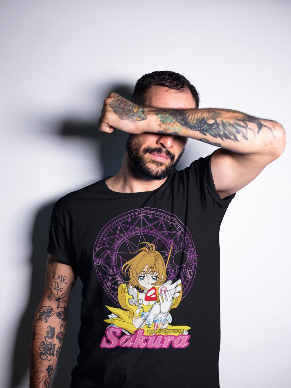 Cardcaptor Sakura T-shirt, Retro Design 90's, Anime Sakura, Gift