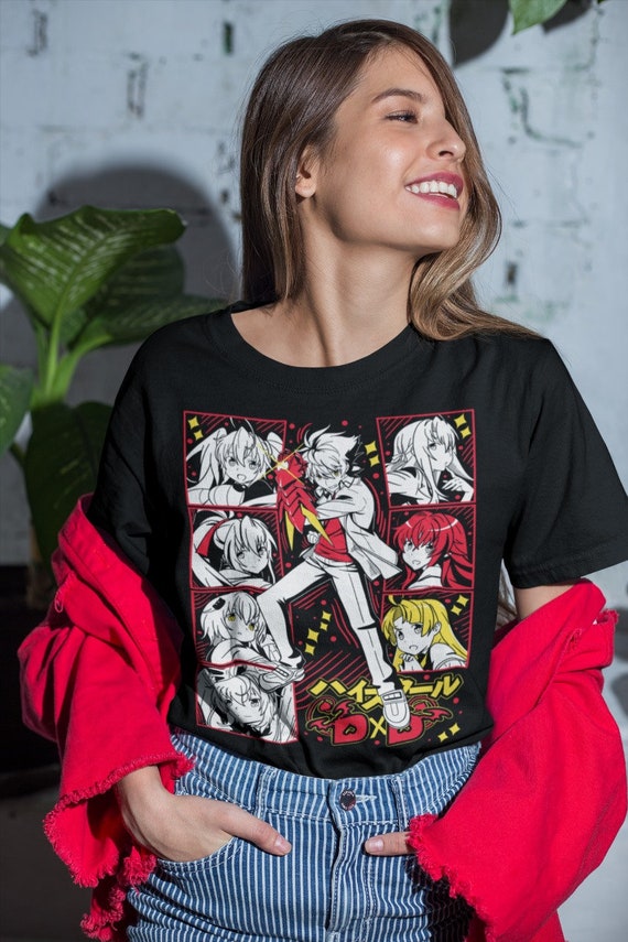 High School Dxd Rias Gremory T-shirt Akeno Himejima,issei
