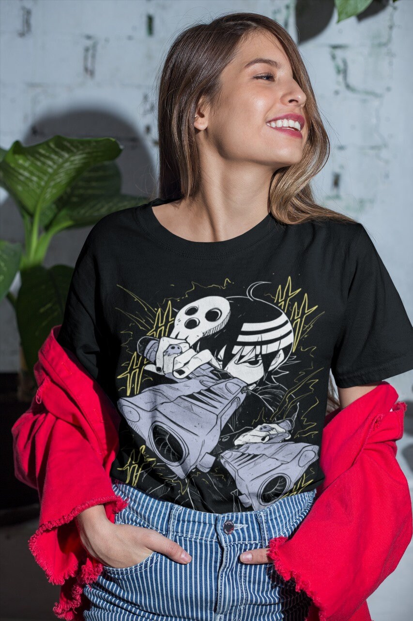 ソウルイーター デス・ザ・キッド Tシャツ ブラックスターガール