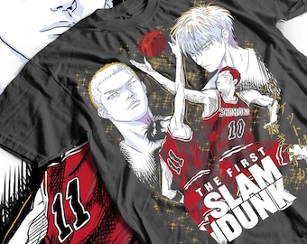 Slam Dunk T-shirt Art Team Basketball Slam Dunk Anime Sport Manga