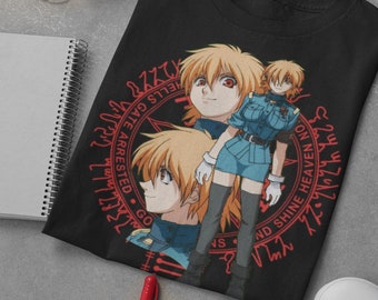 Unisex Hellsing Ultimate Seras Victoria Anime T-Shirt, Manga Waifu Shirt