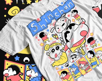Rare Vintage Japanese Cartoon Crayon Shin Chan T-shirt 1990s - Etsy