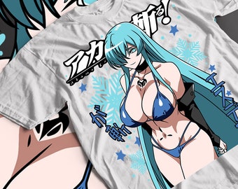 Unisex Akame Ga Kill Esdeath Anime T-Shirt, Manga Waifu Shirt