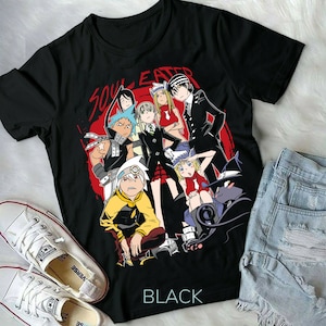 ソウルイーター キャラクターTシャツ Soul eater shirt - Etsy 日本