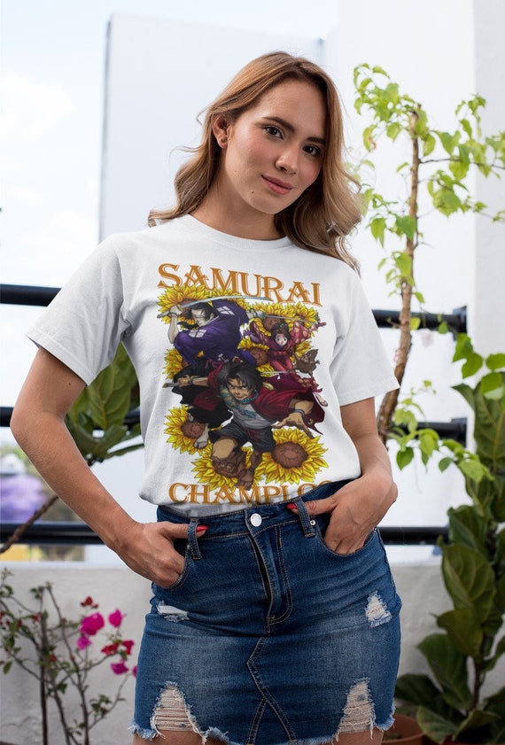 Samurai Champloo T-shirt Manga Anime Walk Mugen Jin Fuu Kasumi