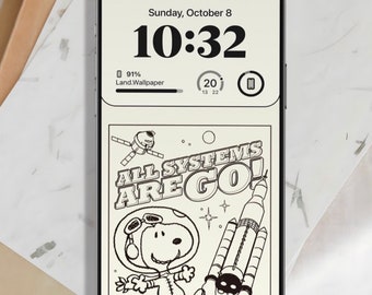 Phone Wallpaper,android wallpaper, instant download, Cartoon Cute, Digital phone wallpaper