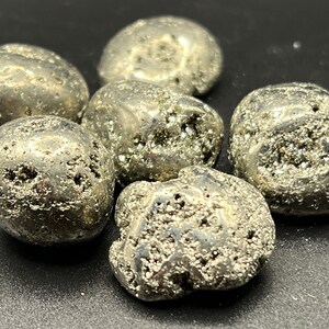 Natural Pyrite Tumbled Stone