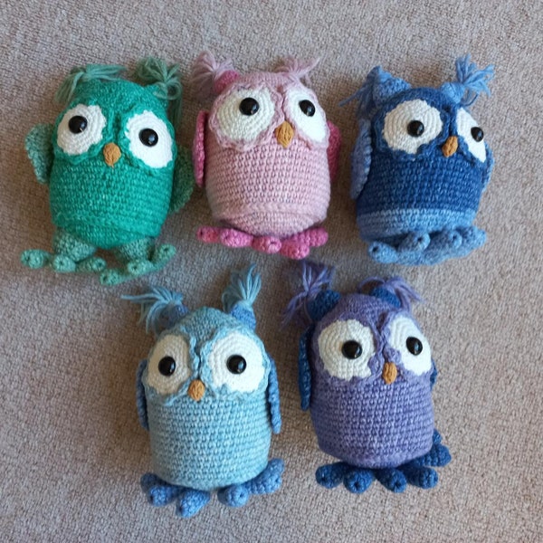 Hibou fait main au crochet