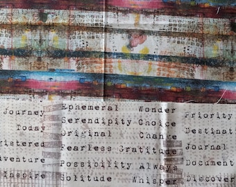 Seth Apter Storyteller fabric Junk Journaler&#39;s cover kit
