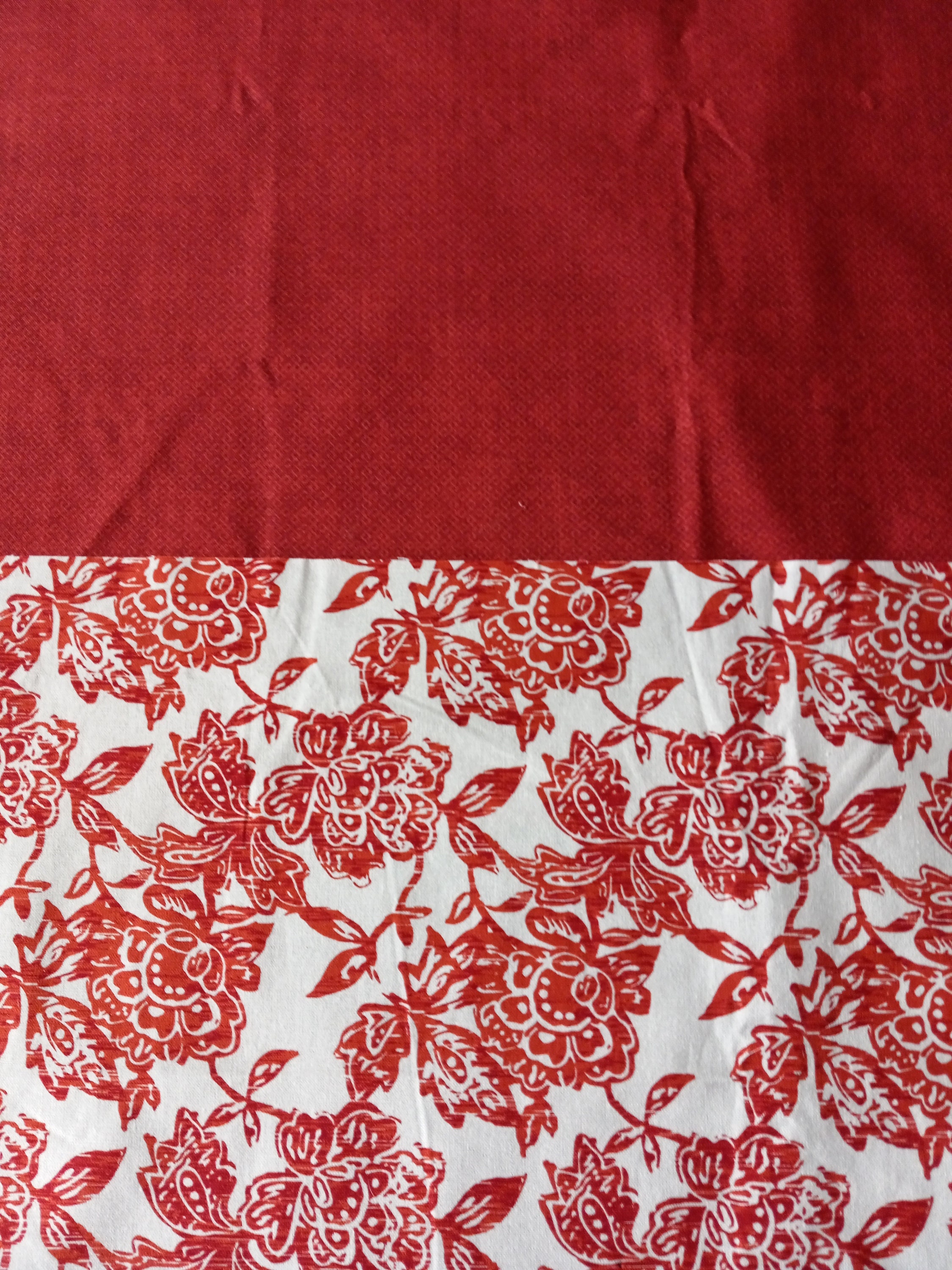 Junk Journaler's red and white cover kit