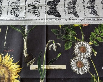 Beautiful Riley Blake floral fabric Junk Journaler&#39;s cover kit