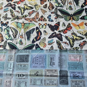 Tim Holtz fabric Junk Journaler&#39;s cover kit