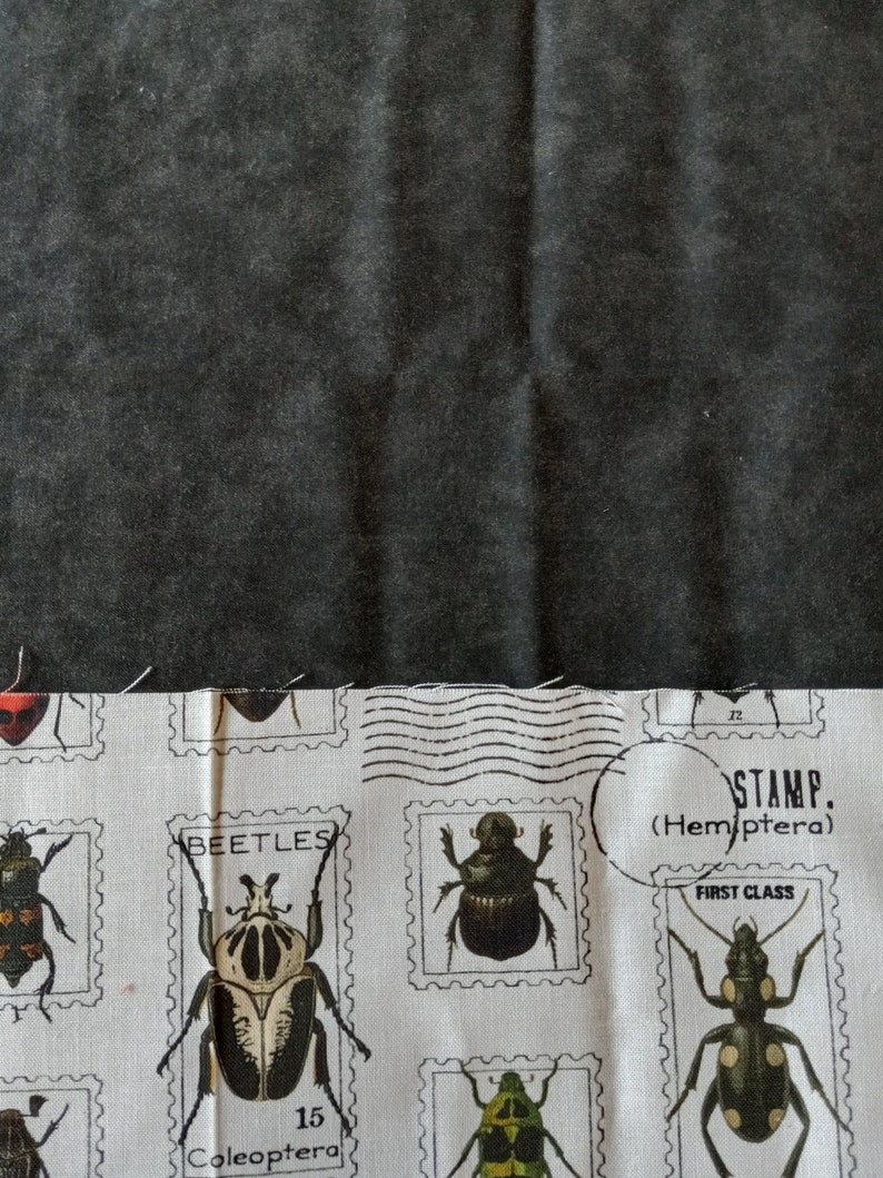 Beautiful Nature Based Bugs, Hopper and Leaf Graphic Design Fabric Junk ...