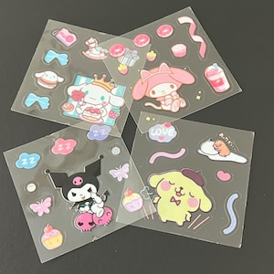 Hojas de fiesta de Kitty Friends