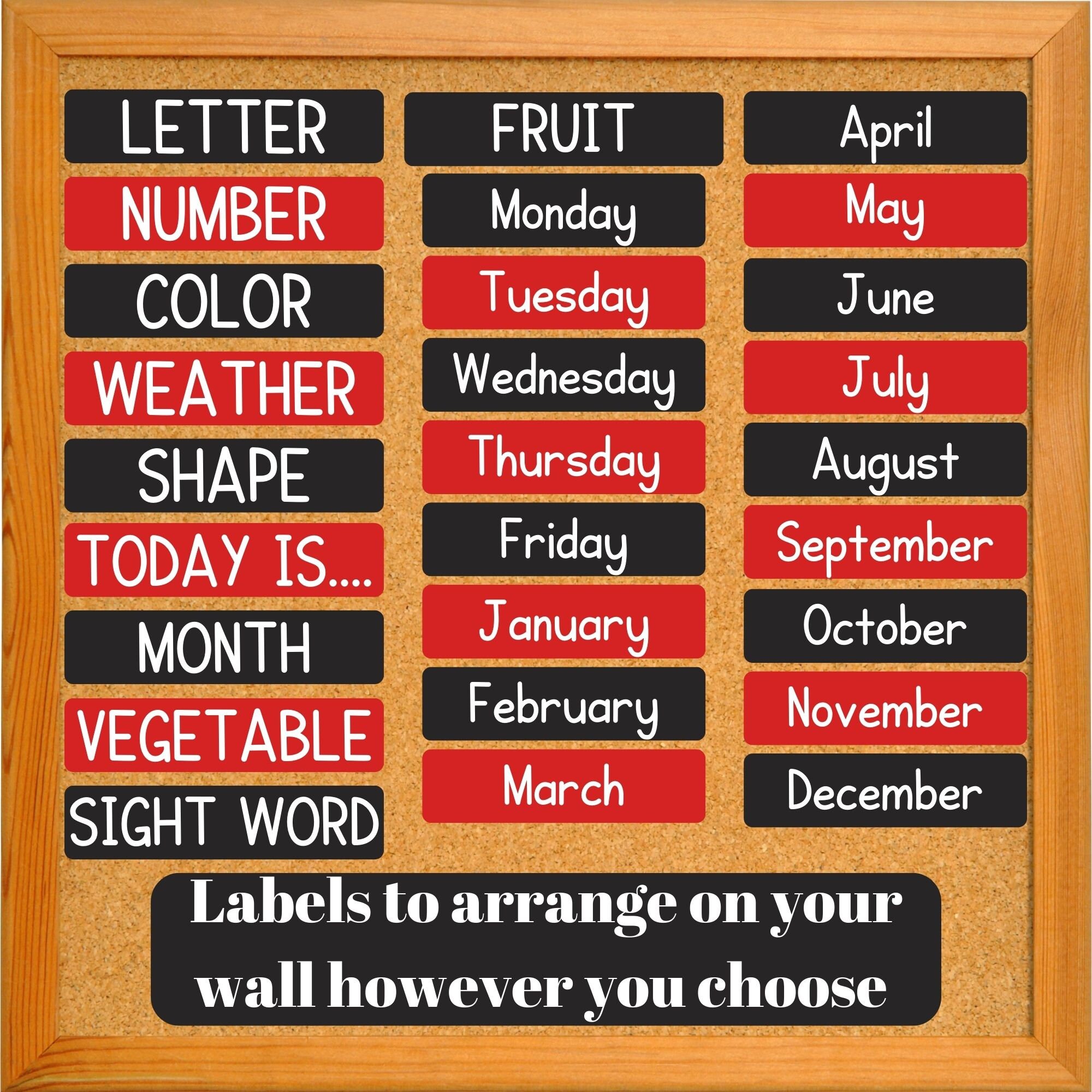 Preschool Learning Wall Learning Wall Preschool Focus Wall - Etsy
