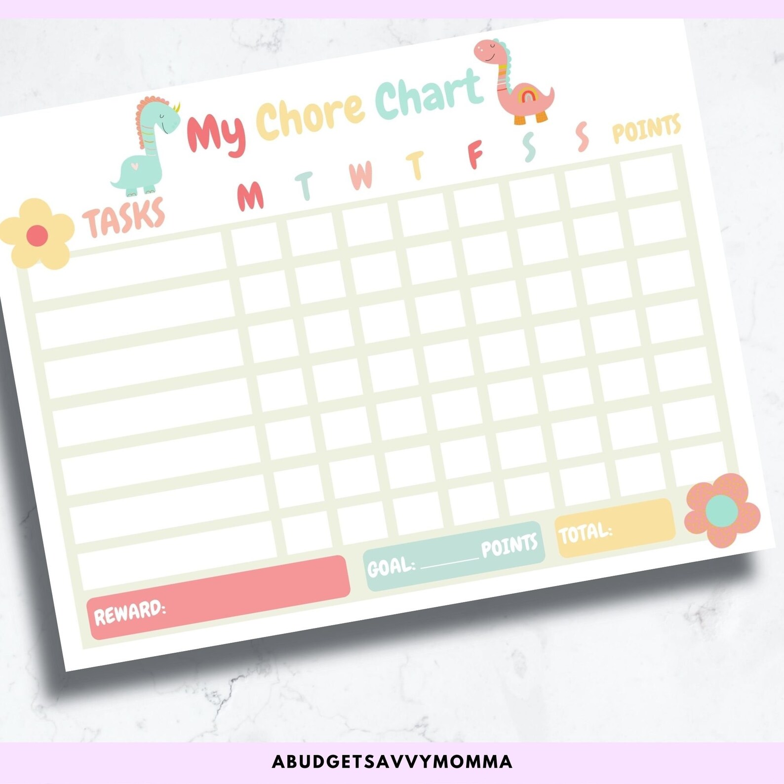 Kids Chore Chart Chore Chart for Kids Weekly Chore Chart Weekly Task ...