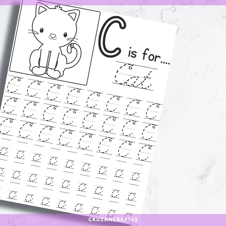 Cursive Handwriting Worksheet | Cursive Worksheet | Cursive Alphabet ...