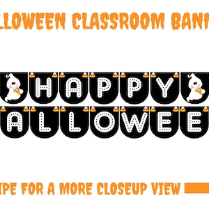 Halloween Banner | Halloween Classroom Banner | Banner for Halloween | Halloween Classroom Decor | Classroom Decor for Halloween | Halloween