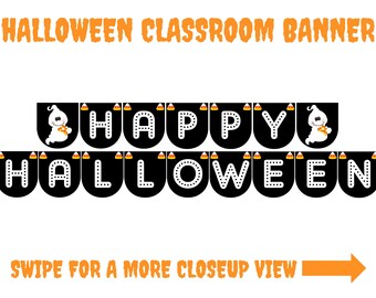 Halloween Banner | Halloween Classroom Banner | Banner for Halloween | Halloween Classroom Decor | Classroom Decor for Halloween | Halloween