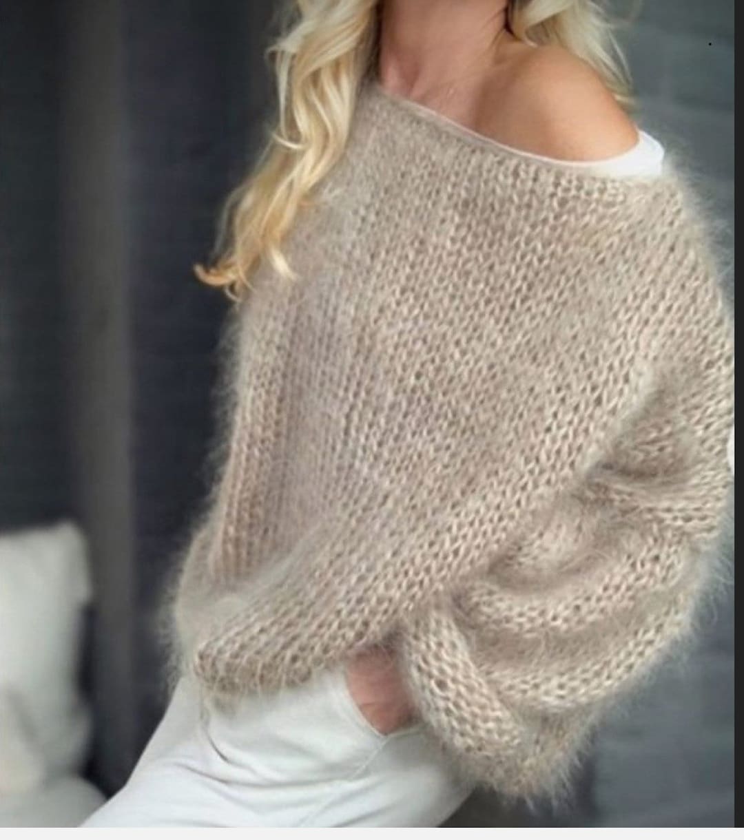 met-art.com-darerca-a-nude Mohair, Merino, Silk Sweater - Etsy UK